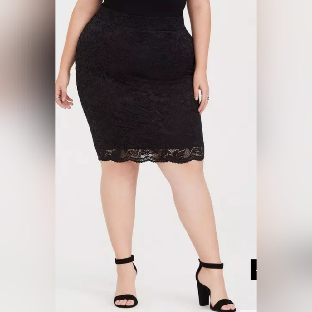Torrid Lace Pencil Skirt